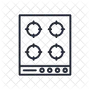 Electric hob  Icon
