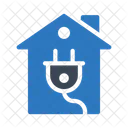 Electric Plug House Icon
