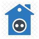 Electric House Home Icon