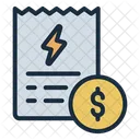 Electric Bill Energy Icon