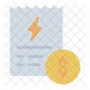 Electric Bill Energy Icon