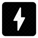 Electric Thunder Bolt Icon