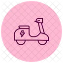 Electric Scooter Icon