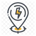Electric Location  Icon