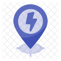 Electric Location  Icon