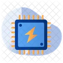 Electric Microchip  Icon