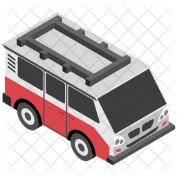 Electric Minibus Icon