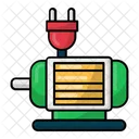 Electric Motors Filled Line Icon