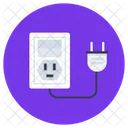 Socket Electric Outlet Wall Socket Icon