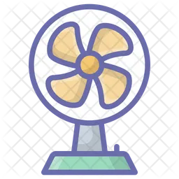 Electric Pedestal Fan  Icon