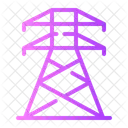 Electric Pole Infrastructure Cable Icon