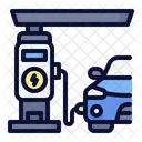 Electric Recharge Car  Icon
