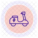 Electric Scooter Icon
