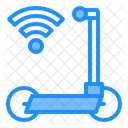 Electric Scooter Wifi Wireless Icon