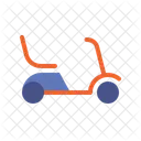 Electric Scoote Scooter Transport Icon