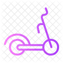 Electric Scooter Rental Transportation Icon