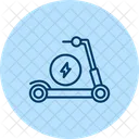 Electric Scooter Pentaglow Icon