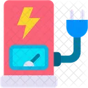 Electric Station Ecology And Environment Transportation Icon