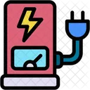 Electric Station Ecology And Environment Transportation Icon