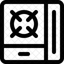 전기 스토브  아이콘