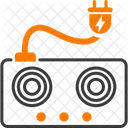 전기 스토브 가전 제품 조리기구 아이콘