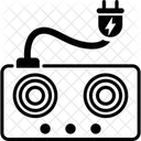 전기 스토브 가전 제품 조리기구 아이콘
