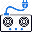 전기 스토브 가전 제품 조리기구 아이콘