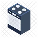 Electric Stove Cooking Heat Control Icon