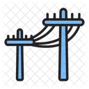 Electric Pole Electric Tower Utility Pole Icon