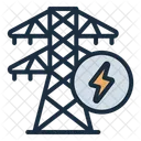 Electric Tower Transmission Power Icon