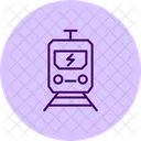 Electric Train Pentaglow Icon