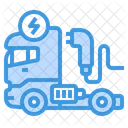 Electric Truck Electric Vehicle Electric Car Icon