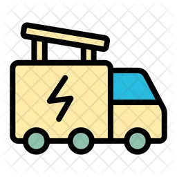 Electric Truck  Icon