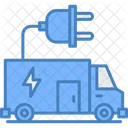 Electric Vehicle Electric Truck Generator Icon