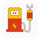 Electric Vehicle Charging Station Icon