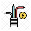Electricity Cable Color Icon