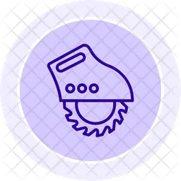 Electric wood saw  Icon
