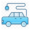 Electrical Transport Car Icon