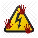 Electrical Caution Electrical Danger Electrical Warning Icon