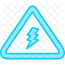 Electrical Danger Sign  Icon