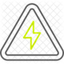Electrical danger sign  Icon