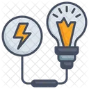 Electrical Energy Bulb Light Icon