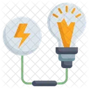 Electrical Energy Bulb Light Icon