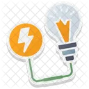 Electrical Energy Bulb Light Icon