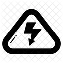 Electrical Hazard High Voltage Danger Symbol Icon