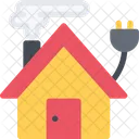 Electrical Connection House Icon