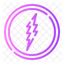 Electrical Warning Sign Electric Icon