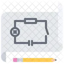 Electrical Circuit Pencil Icon