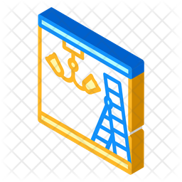 Electrical Installation Icon - Download in Isometric Style