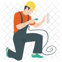 Electrical Labor Handyman Electrician Icon